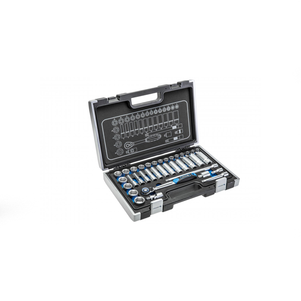 Kit de chaves HT1R465 36 peças 3/8"