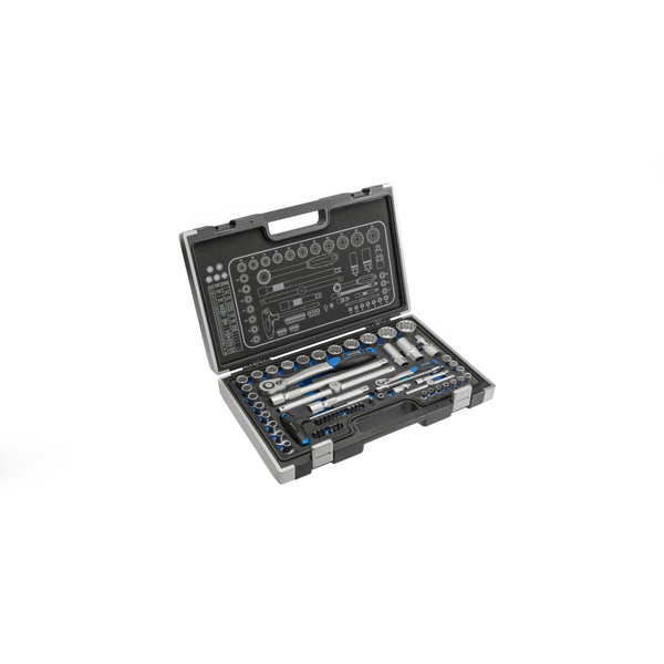 Kit de chaves HT1R470 60 peças 1/4", 1/2"